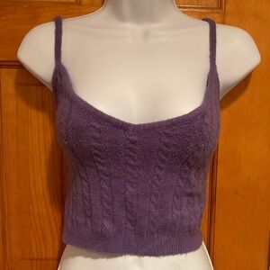 Boohoo | Purple Sweater Tank - Size L